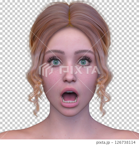 Close-up of a woman's face Close-up of a woman's face 126738114