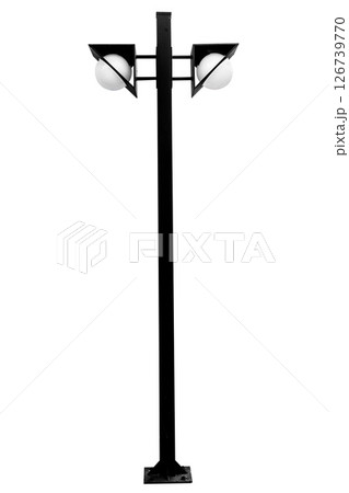 Light pole isolated on white Light pole isolated on white 126739770