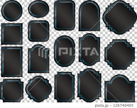 Label brush, round wire, 5 light blue 126740405