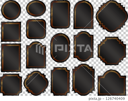 Label brush, round wire, 9 orange 126740409