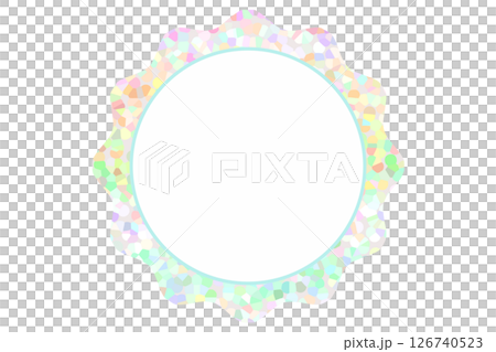 Cool and stylish cute circular frame illustration material Colorful pop Vector png Cool and stylish cute circular frame illustration material Colorful pop Vector png 126740523