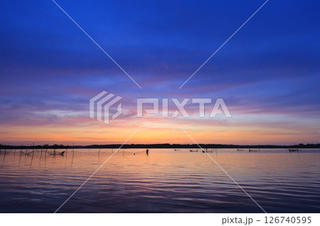 美しい朝焼け 美しい朝焼け 126740595