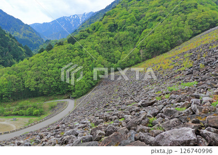 高瀬渓谷　七倉ダム 126740996