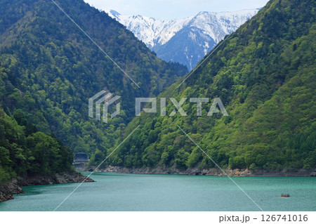 高瀬渓谷　七倉ダム湖 126741016