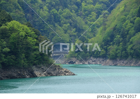 高瀬渓谷　七倉ダム湖 126741017