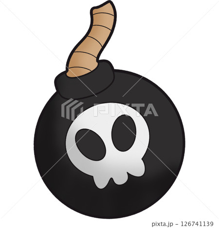 The illustration of a bomb 126741139