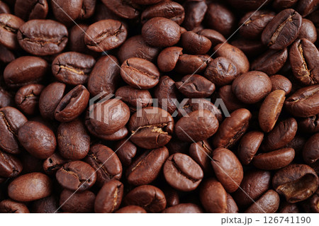 Coffee beans, shopping online for export or import food product. Coffee beans, shopping online for export or import food product. 126741190