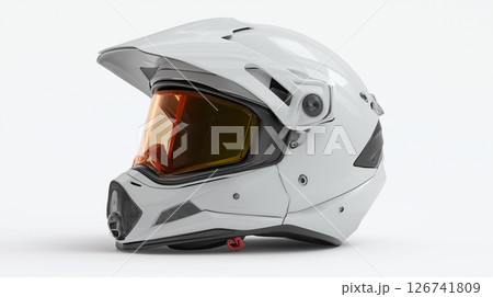 Safety helmet on the white background 126741809