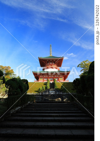 紅葉のある風景 126742022