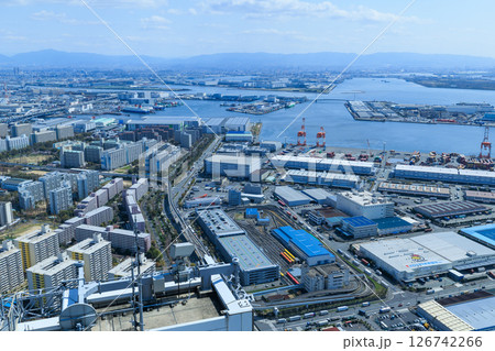 大阪ベイエリアの都市風景 堺方面 大阪ベイエリアの都市風景 堺方面 126742266