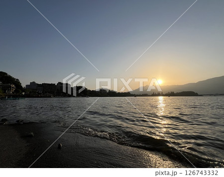 河口湖のサンセット 河口湖のサンセット 126743332