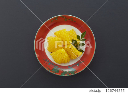 おせち料理_イカの松笠焼き おせち料理_イカの松笠焼き 126744255