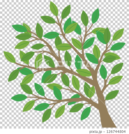 Cute tree vector illustration 126744804