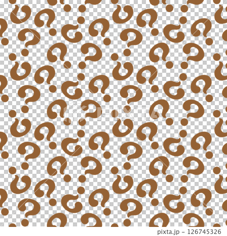 Hatena Question Mark Background Material with Floating Question Marks Texture Swatch Compatible Brown Hatena Question Mark Background Material with Floating Question Marks Texture Swatch Compatible Brown 126745326