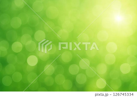 背景素材 光 輝き 緑色 背景素材 光 輝き 緑色 126745334