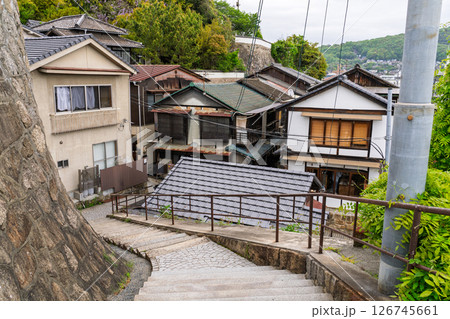 《広島県》尾道・坂の街の風景 126745661