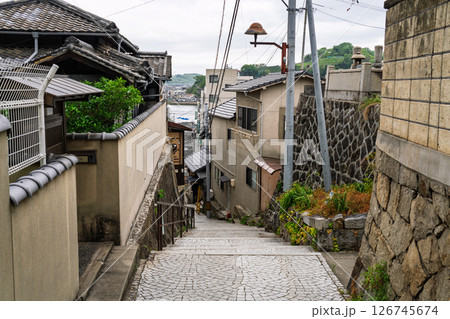 《広島県》尾道・坂の街の風景 《広島県》尾道・坂の街の風景 126745674