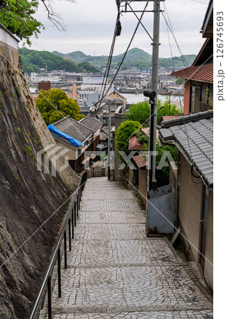 《広島県》尾道・坂の街の風景 126745693