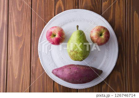 秋野菜の顔 秋野菜の顔 126746714