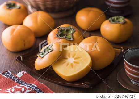 庄内柿 / ひらたねなし柿 庄内柿 / ひらたねなし柿 126746727