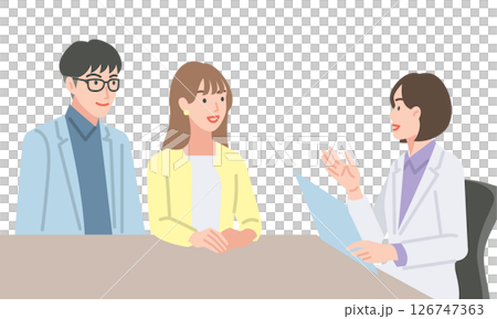 諮詢的女醫生 諮詢的女醫生 126747363