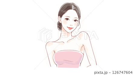 女性・女の子のイラスト素材 女性・女の子のイラスト素材 126747604