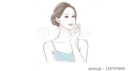 女性・女の子のイラスト素材 126747609