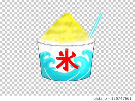 Shaved ice (lemon) Shaved ice (lemon) 126747661