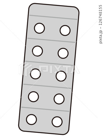 薬のシート 126748155