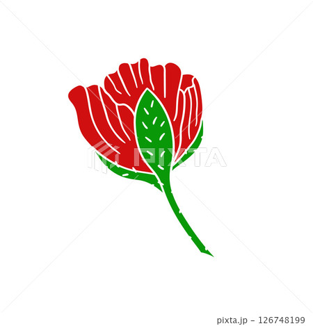 Illustration in hand draw style. Icon, sign, sticker, pin, logo 126748199