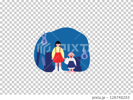 トイレの花子さんと一つ目小僧 126748283