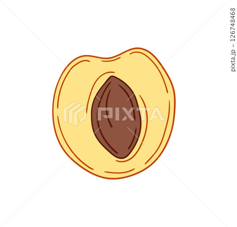 Illustration in hand draw style. Icon, sign, sticker, pin, logo 126748468