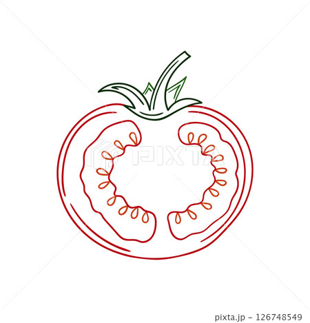 Illustration in hand draw style. Icon, sign, sticker, pin, logo Illustration in hand draw style. Icon, sign, sticker, pin, logo 126748549