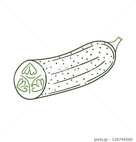 Illustration in hand draw style. Icon, sign, sticker, pin, logo 126748560