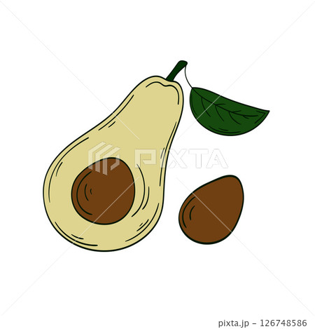 Illustration in hand draw style. Icon, sign, sticker, pin, logo 126748586