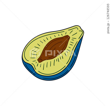 Illustration in hand draw style. Icon, sign, sticker, pin, logo 126748593