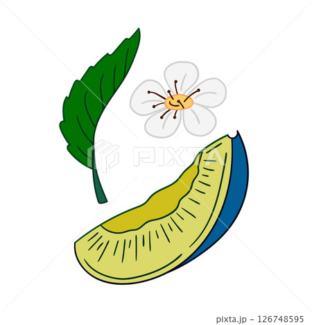 Illustration in hand draw style. Icon, sign, sticker, pin, logo 126748595