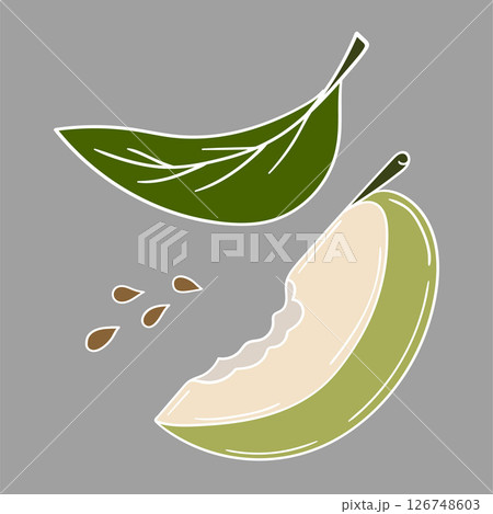 Illustration in hand draw style. Icon, sign, sticker, pin, logo 126748603