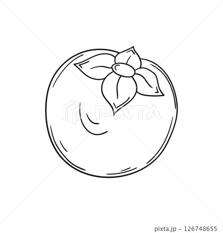 Illustration in hand draw style. Icon, sign, sticker, pin, logo 126748655