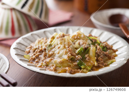 白菜の麻婆炒め 126749608