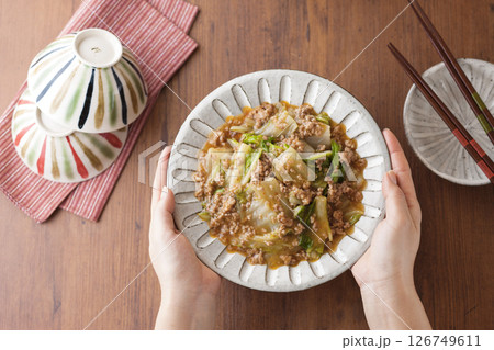 白菜の麻婆炒め 126749611