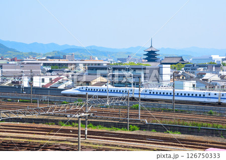 京都旅行 新幹線 東寺 京都旅行 新幹線 東寺 126750333