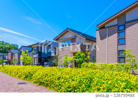 電柱のない閑静な住宅街 126750488