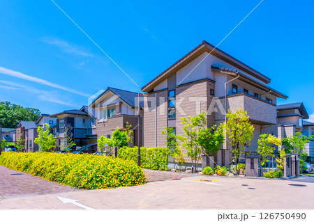 電柱のない閑静な住宅街 126750490