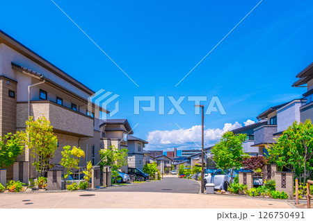 電柱のない閑静な住宅街 126750491