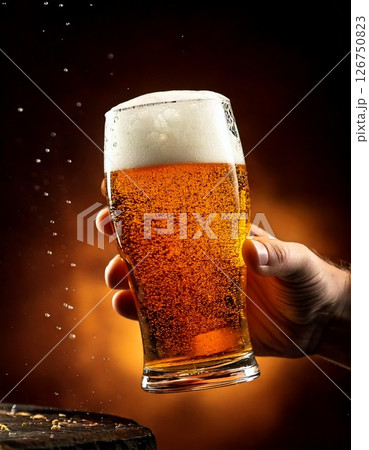 ビールで乾杯 126750823