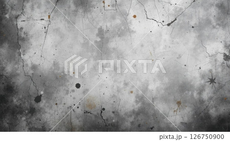 Abstract Grunge Texture with Cracks and Stains for Background Use 126750900