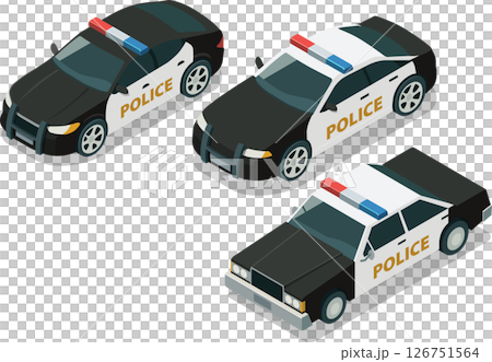 Isometric law enforcement vehicle 126751564