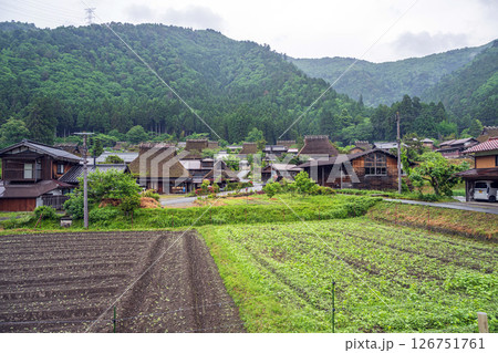 京都 美山かやぶきの里の風景 京都 美山かやぶきの里の風景 126751761