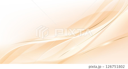 Abstract background design Modern beige and gold geometric element design. 126751802